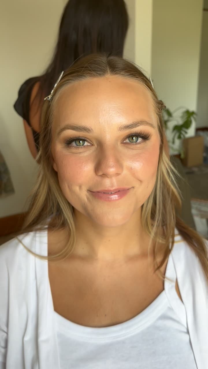 Soft bridal glam makeup look